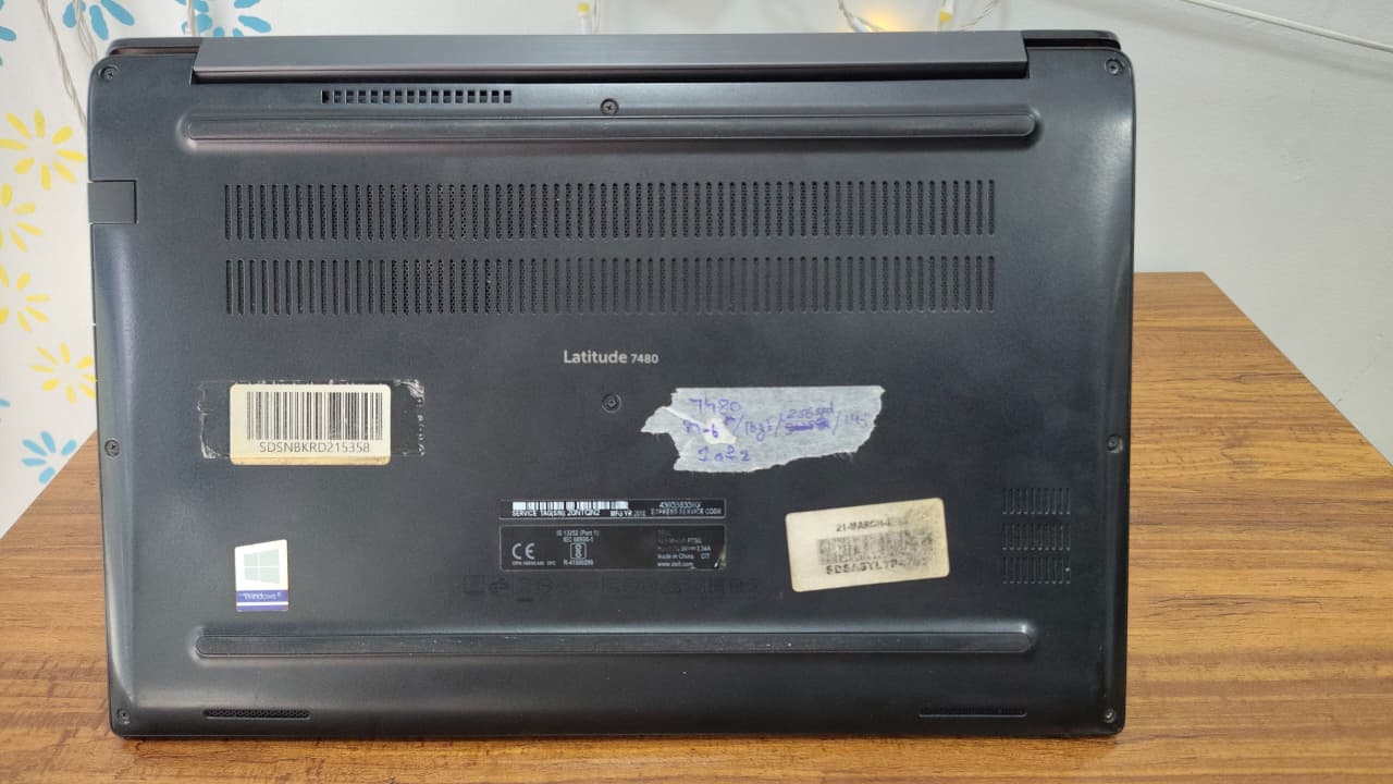 DELL LATITUDE 7480 I7 6TH GENERATION 8GB RAM 256GB SSD 14INCH SCREEEN - Image 2