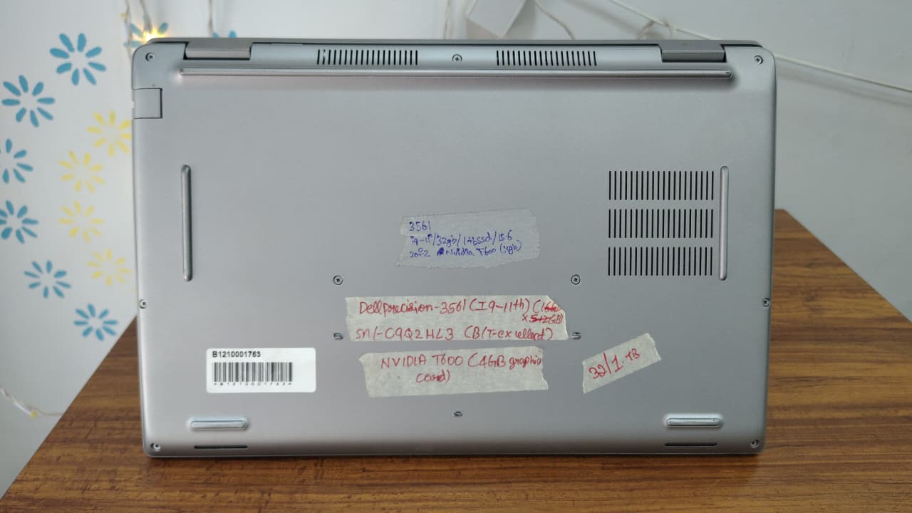 DELL PRECISION 3561 I9 11TH GENERATION 4GB NVIDIA GRAPHICS 32GB RAM 1TB SSD 15.6INCH SCREEN - Image 2